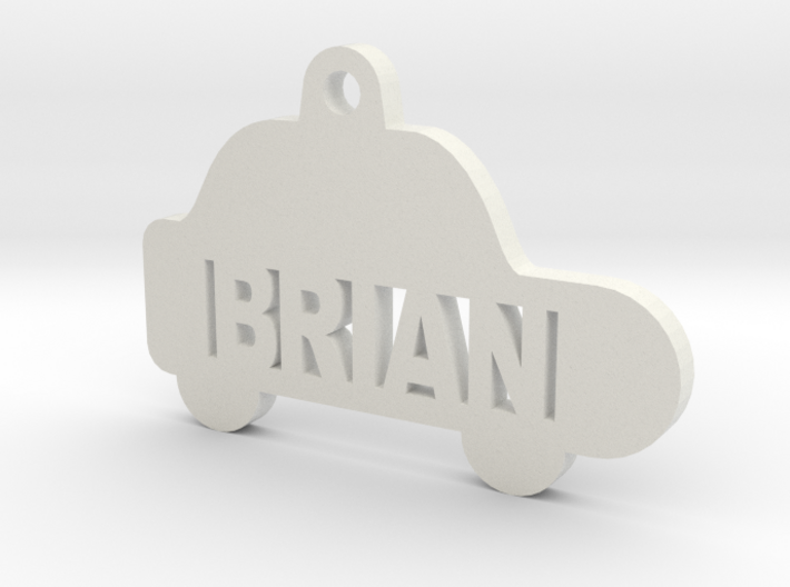 Car ID Tag - Brian 3d printed