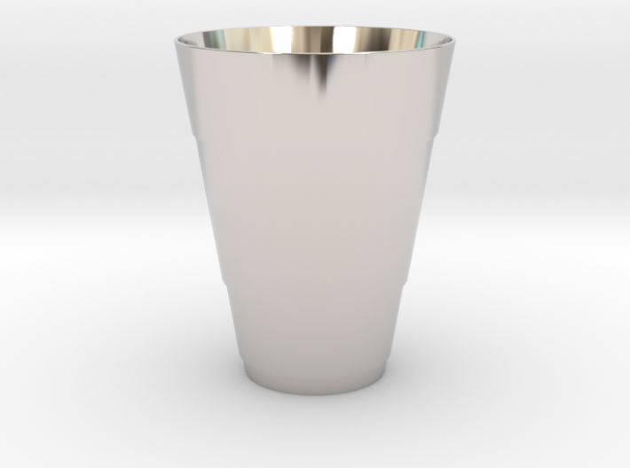 Gold Beer Pong Cup 3d printed