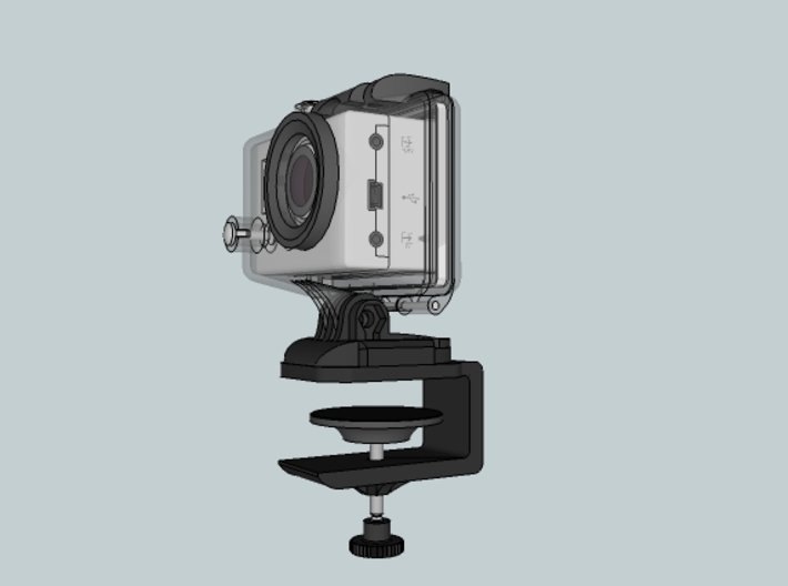 Gopro G Clamp 3d printed