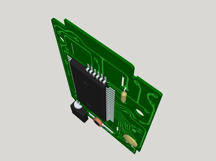Casio MQ-1 Circuit Board 3d printed 