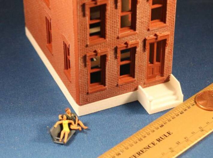 HO Scale DPM Townhouse #1 Foundation 3d printed
