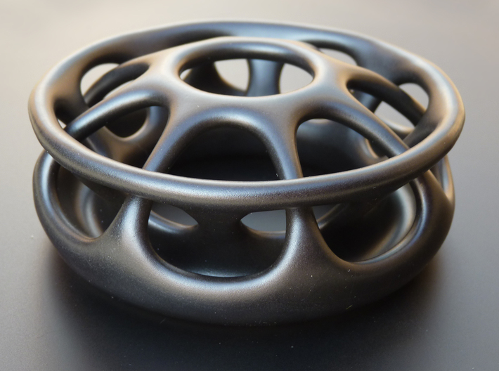 Aromaph 3d printed Printed in Satin Black Ceramics
