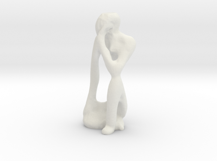 Thinking Man statue 3d printed
