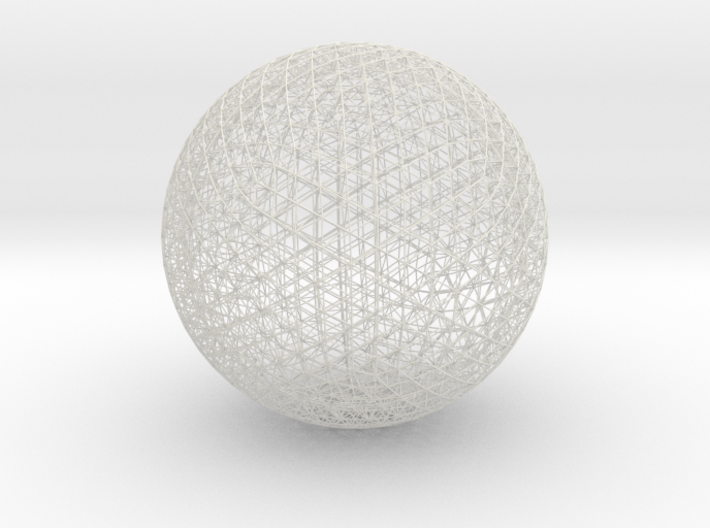 Space Frame Geodesic Sphere 3d printed