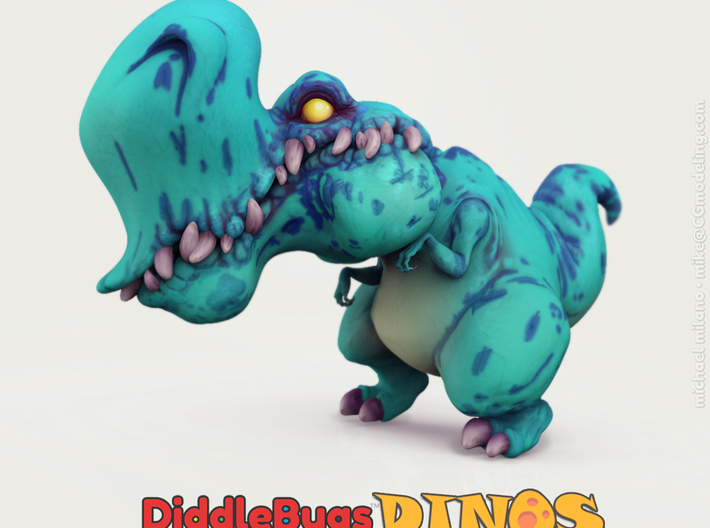 DiddleBugs Dino T-Rex 3d printed
