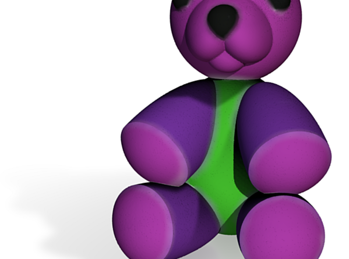 Teddy Bear 2'' 3d printed  stalwart companions