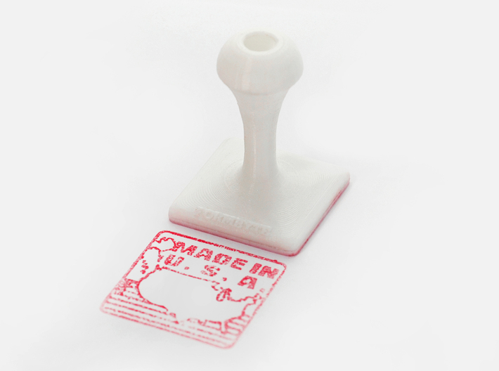 Made In USA Stamp 3d printed 