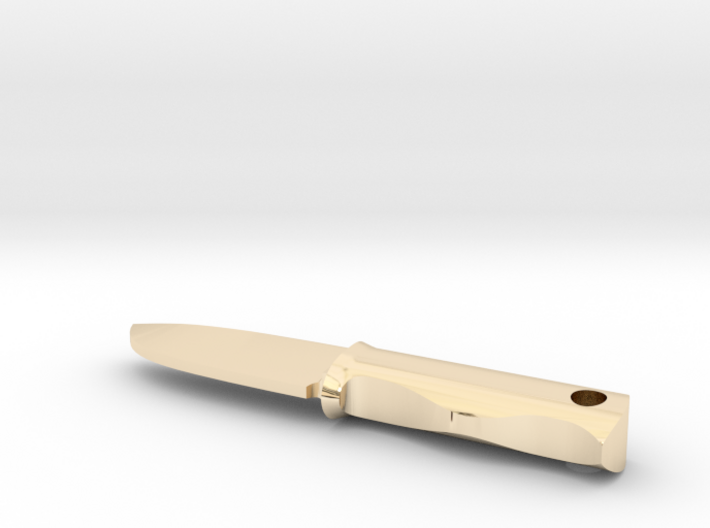 Bushcraft knife pendant 3d printed