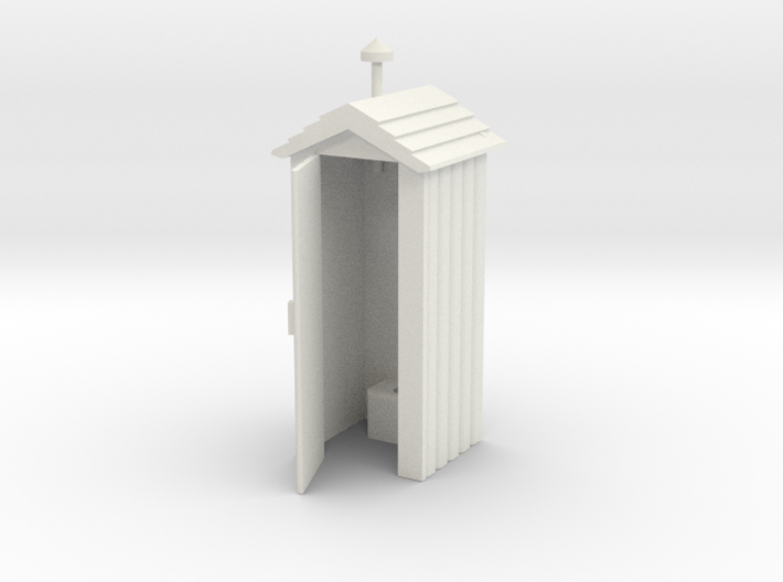 Outhouse Door Open - 'G' 22.5:1 Scale 3d printed