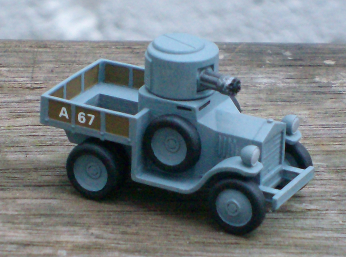 Armoured Car for Car Wars etc. 1/72 scale. 3d printed