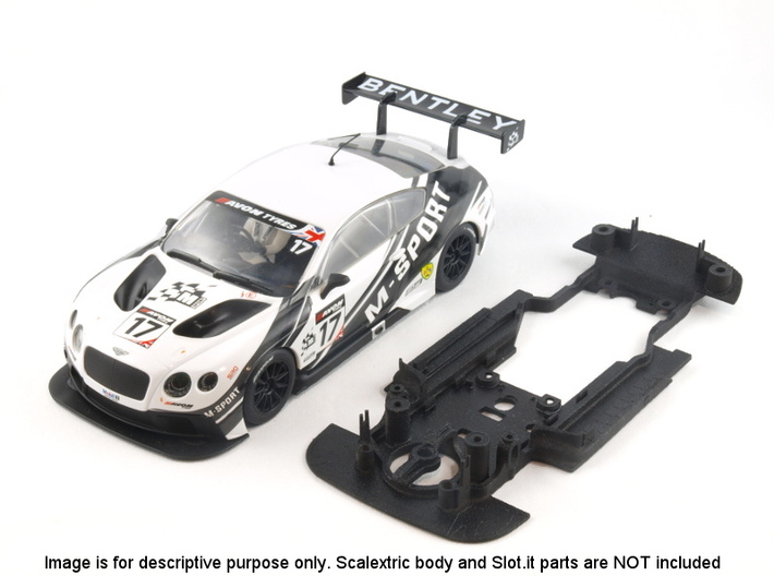 S06-ST1 Chassis for Scalextric Bentley GT3 STD/LMP 3d printed
