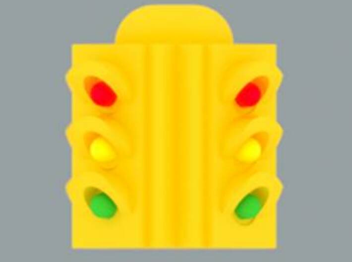Traffic Light 4 Way Body - 'G' 22.5:1 Scale 3d printed 