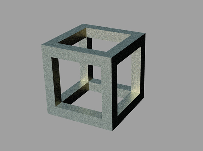 hexaeder kante 3d printed