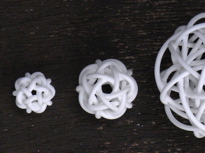 Five Simplest Poly-Twistors 3d printed