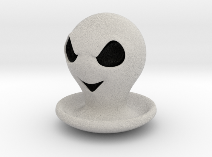 Halloween Character Hollowed Figurine: Evil Ghosty 3d printed