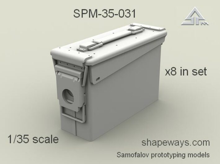 1/35 SPM-35-031 30.cal (7,62mm) ammobox 3d printed