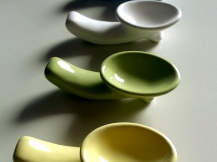 Tapas Spoon 3d printed Ceramics