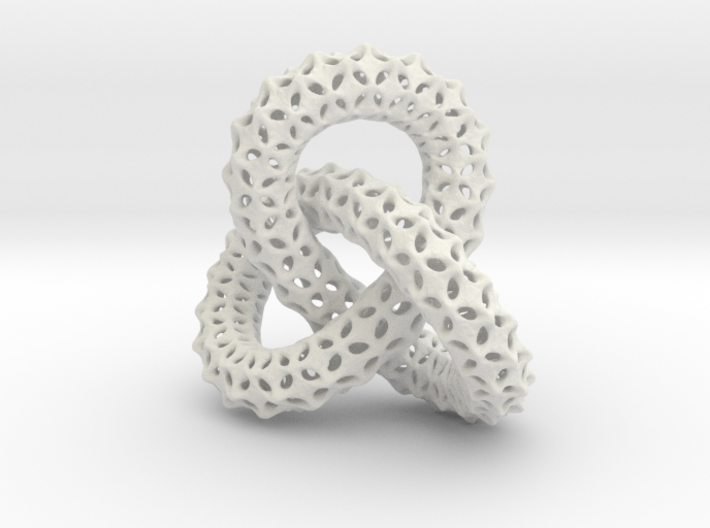 vertebral trefoil pendant 3d printed