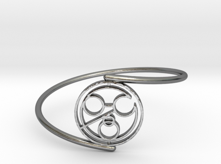 John - Bracelet Thin Spiral 3d printed