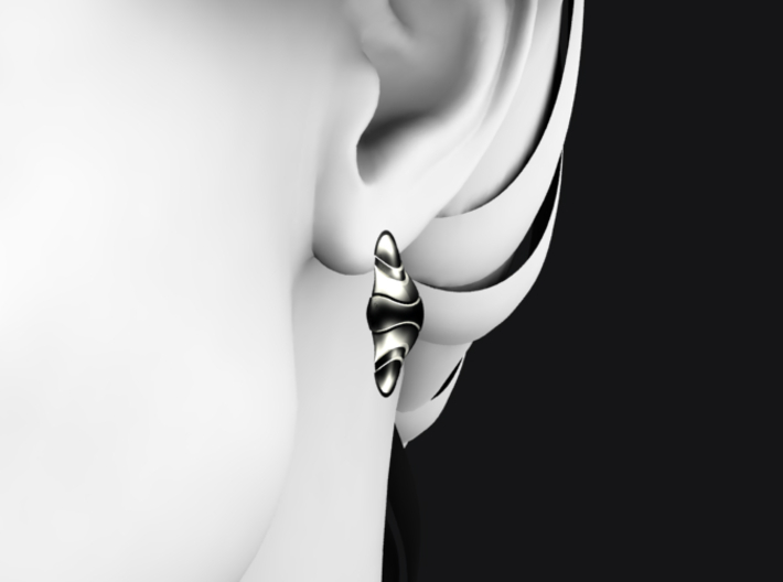 Qolombeh Earring 3d printed 