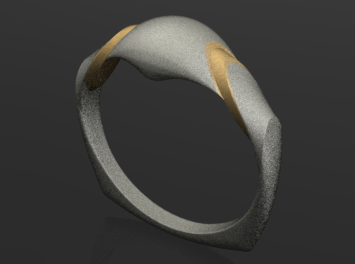 Qolombeh Ring 3d printed 