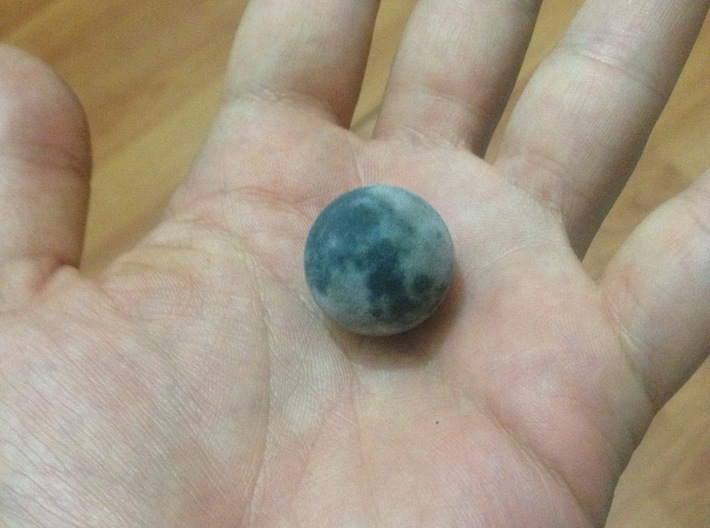 Tiny Moon (1") 3d printed 