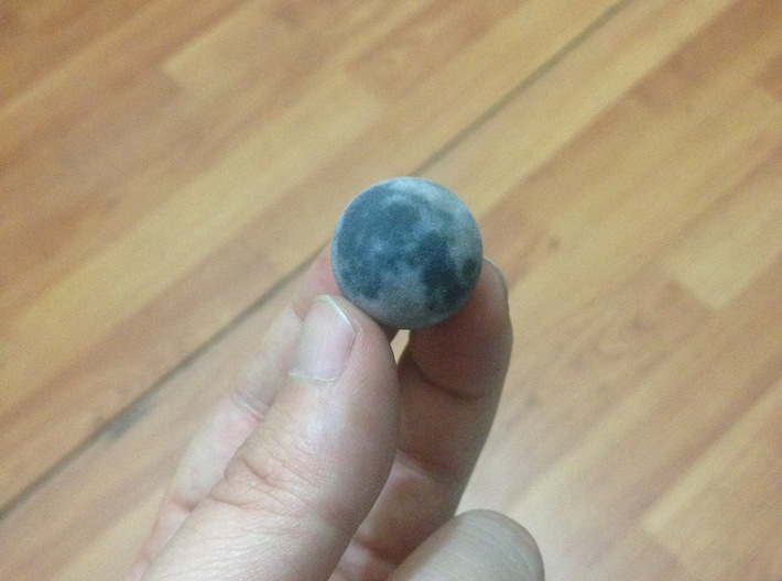 Tiny Moon (1") 3d printed 