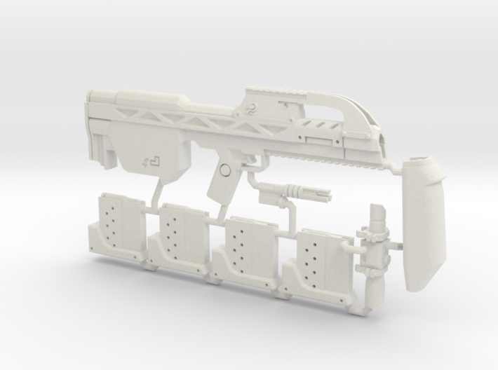 1:6 scale Battle Rifle 55K SF version 3d printed