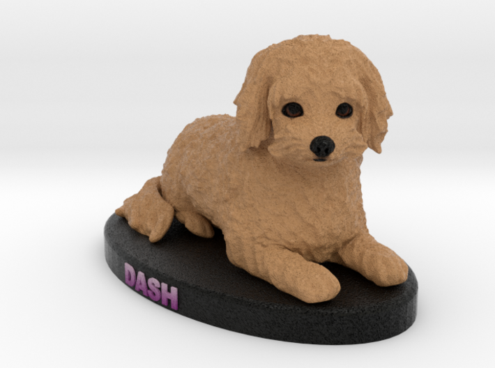 Custom Dog Figurine - Dash 3d printed