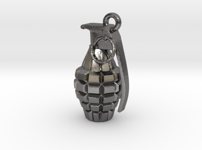Grenade pendant 3d printed