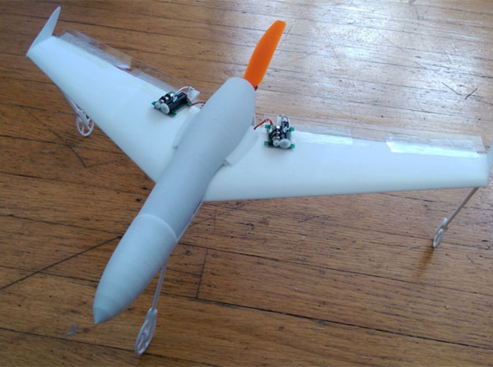 Mach 4 Micro Flying Wing 3d printed