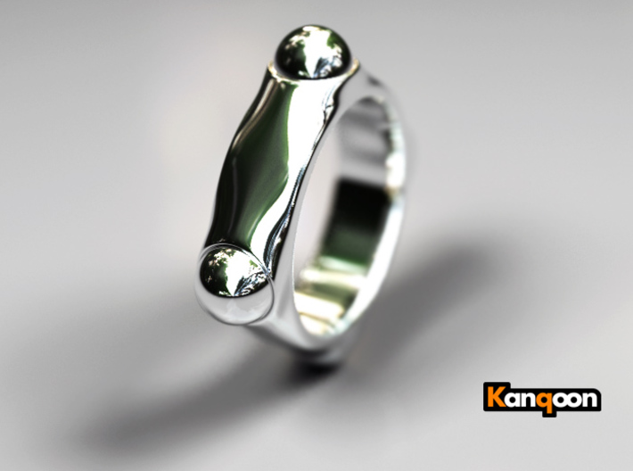 Quoc - Ring 3d printed Polished Silver Preview