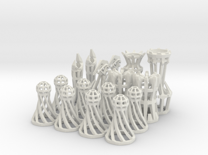 The Wire - Chess Set 3d printed