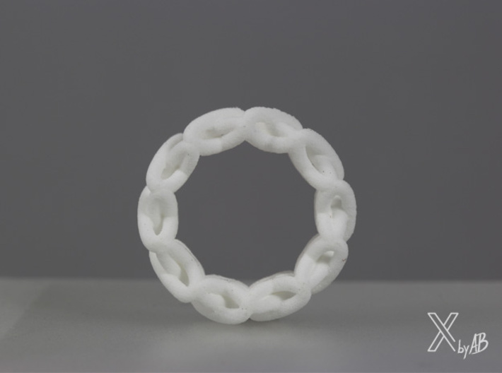 Cross-Stitches Ring 8.7 3d printed Cross-Stitches Ring side view