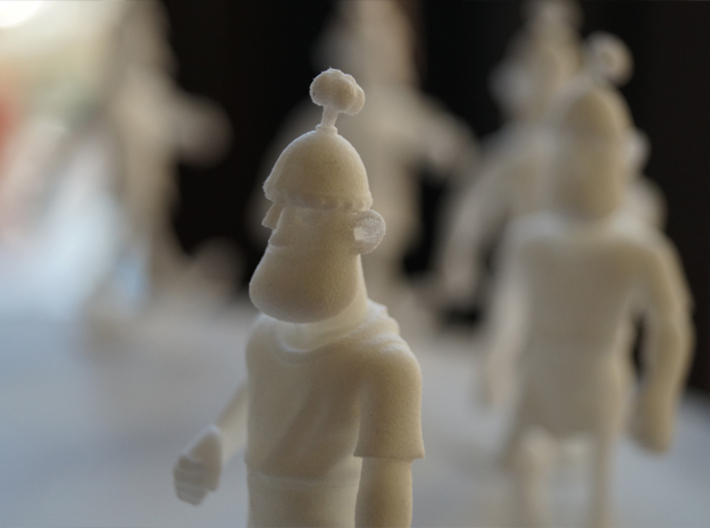 Zoetrope Walk Sequence 3d printed 