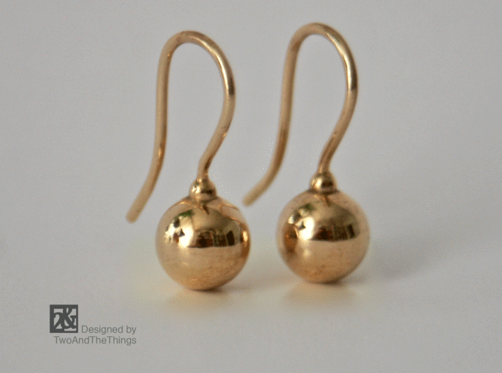 The2LittleScoops 3d printed Polished Bronze
