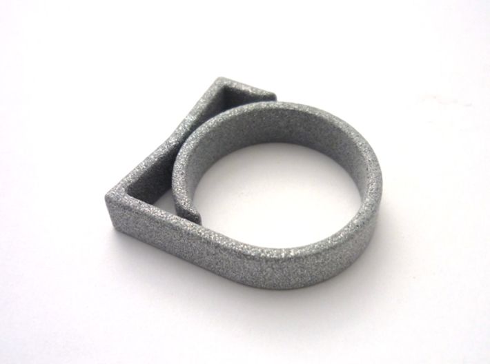 Adjustable ring for men. Model 7. 3d printed Add a caption...