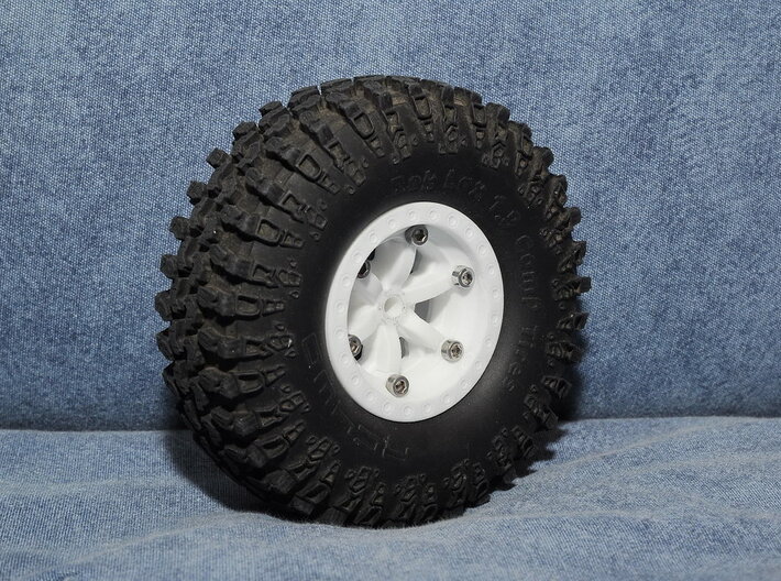Jeep Tj 3D printed scaler Beadlock Rim 3d printed 
