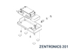 Zentronics Transistor Tester Casing V1.2 3d printed Transistor Tester Expploded