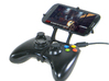 Controller mount for Xbox 360 & Alcatel Pop 2 (5)  3d printed Front View - A Samsung Galaxy S3 and a black Xbox 360 controller