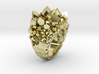 Double Crystal Ring Size 10 3d printed 