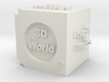 Cube of 3D Artist 3d printed 