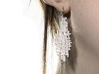 Aragonite Earrings 3d printed 
