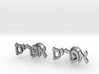 Hebrew Name Cufflinks - "Efraim" 3d printed 
