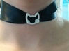 Scary Kitty Ribbon Charm 3d printed 