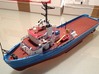 MV Anticosti, Superstructure (1:200, RC Ship) 3d printed final model (painted, includes other parts)