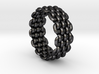 Wicker Pattern Ring Size 8 3d printed 