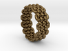 Wicker Pattern Ring Size 9 3d printed 