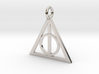  Deathly Hallows Triangle Pendant 3d printed 