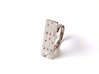 Adjustable ring. Love in Braille. 3d printed 